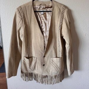 Cold water Creek Leather Jacket